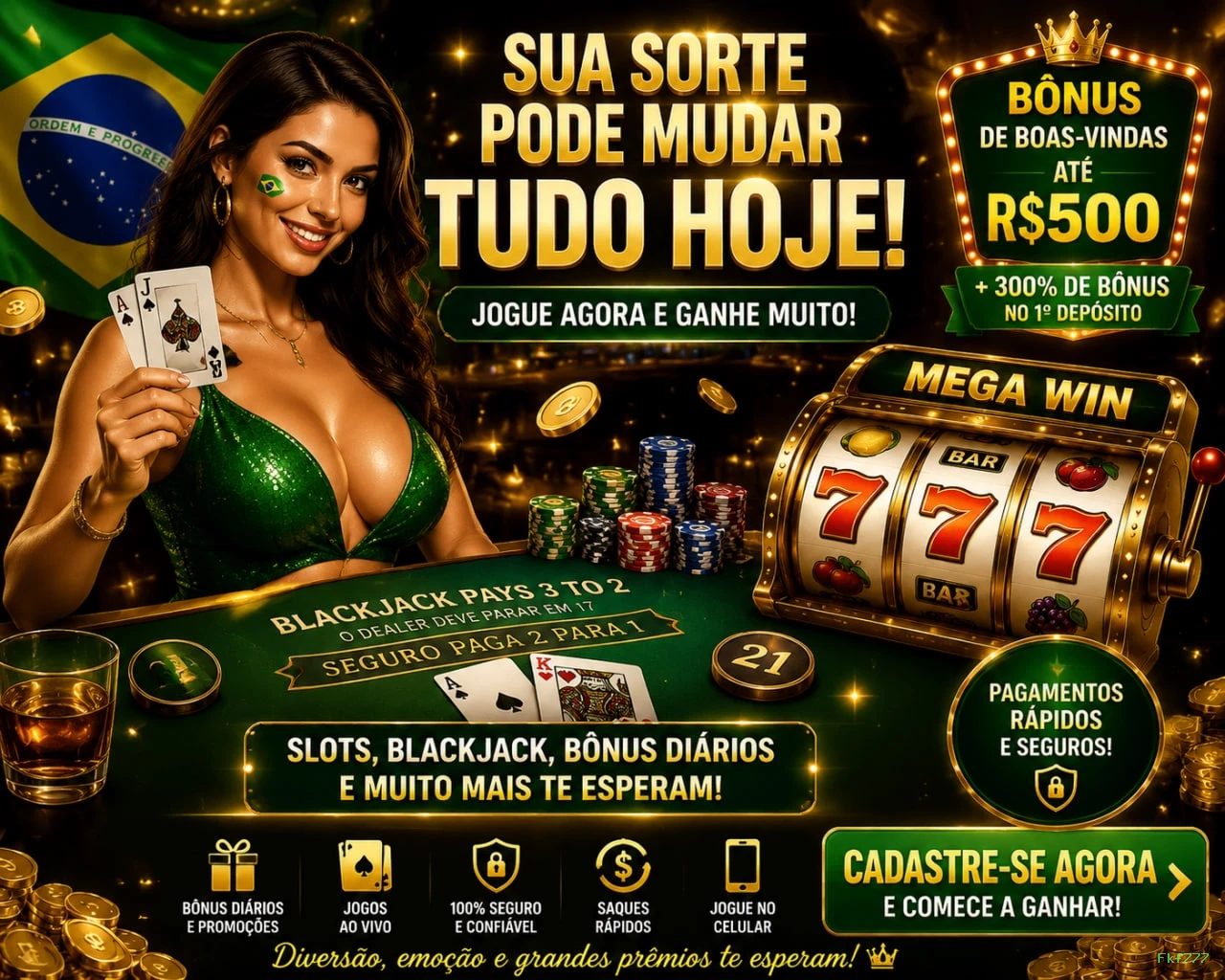 Imagem promocional do aplicativo mobile da Fkf777