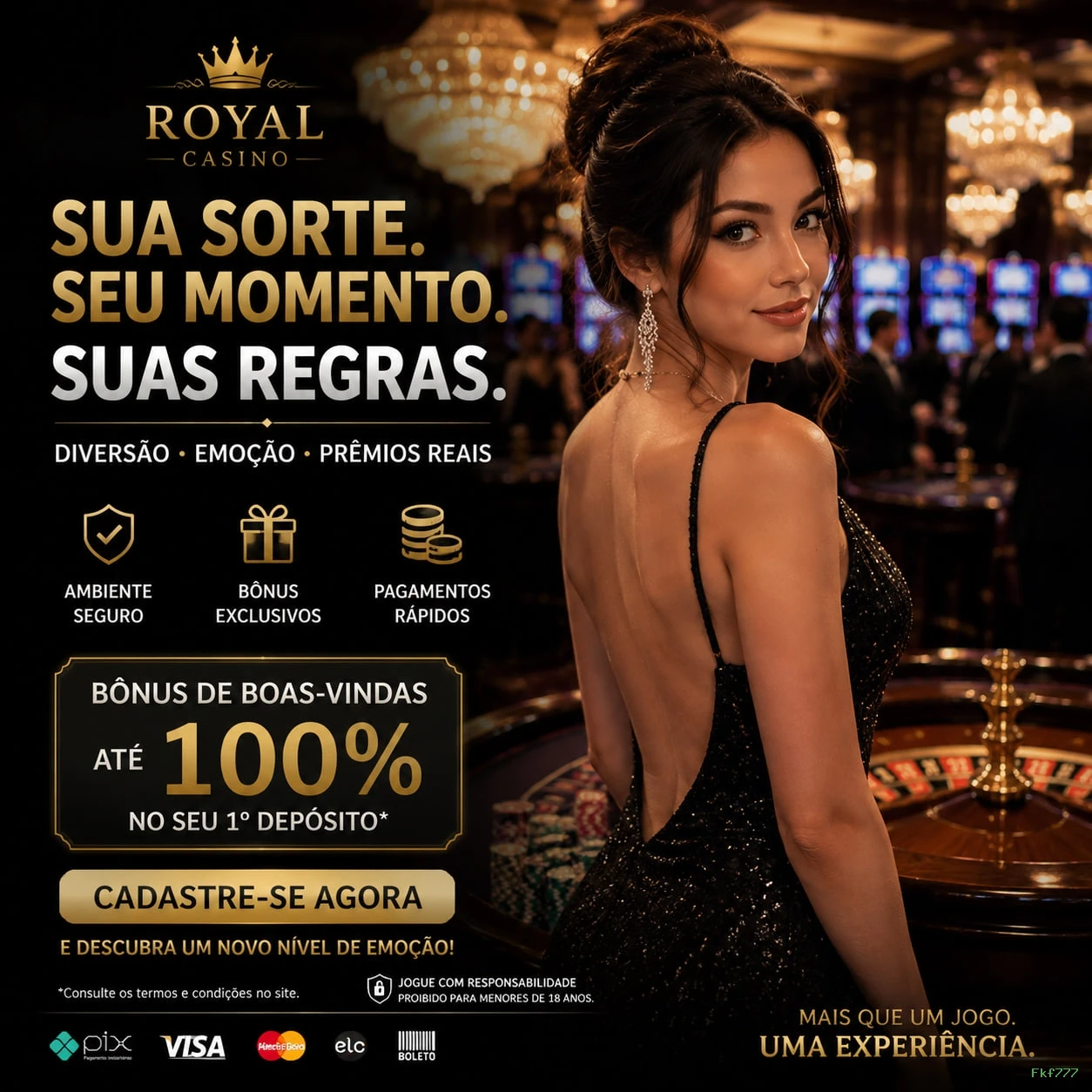 Imagem promocional do programa VIP da Fkf777